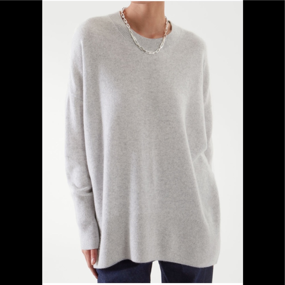 COS recycled cashmere oversized sweater